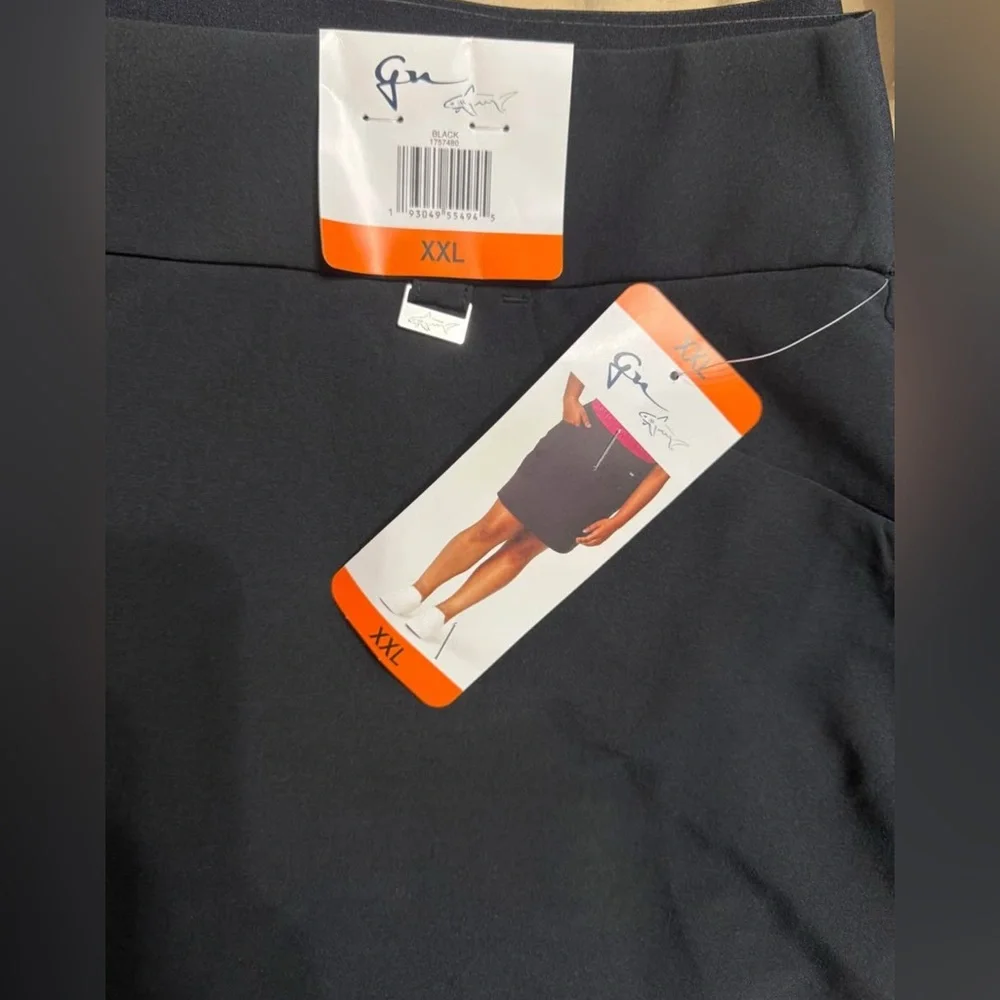 Greg Norman Women's Golf Tennis Skirt Skort Black Size XXL and M ⭐NEW⭐ - Picture 3 of 5